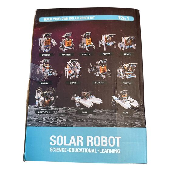 Hot Bee STEM Build Your Own Solar Robot Kits New - Picture 2 of 8
